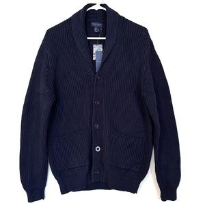 🦖THOMAS PARKER NEW YORK MEN’S KNIT SHAWL-COLLAR CARDIGAN SIZE-M